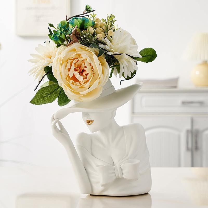 Lady Hat Vase