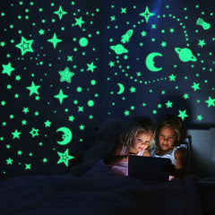 3D Stars Dots Wall Sticker