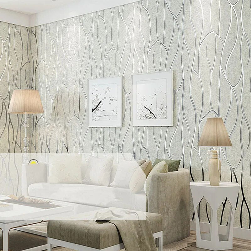 3D Wallpaper Modern Simple Non-Woven