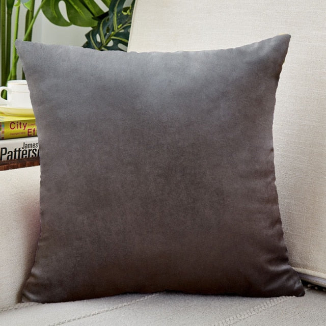 Cushion Cover Velvet Decoration Pillows For Sofa