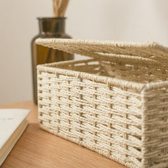 Rattan Tissue Box