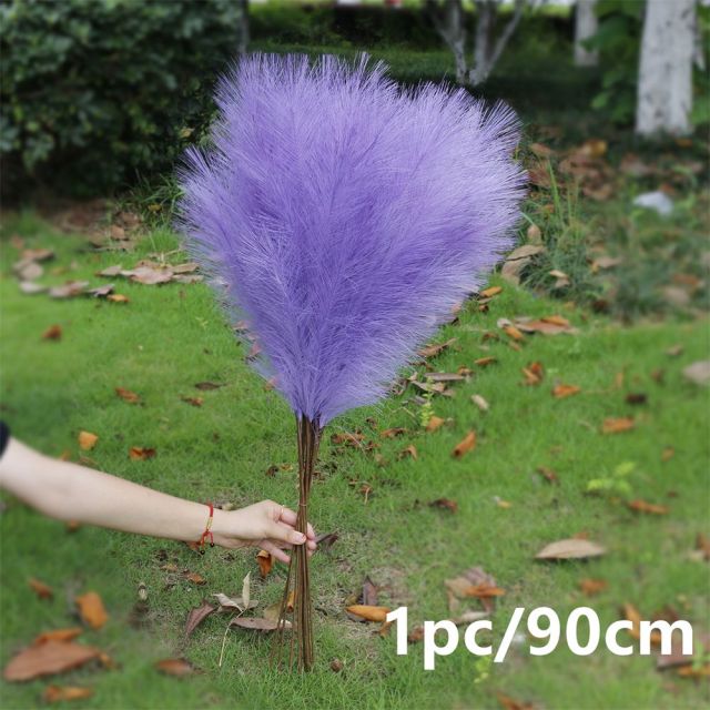 Artificial Pampas Grass Branch Flower