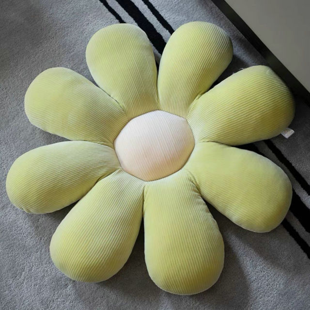 Stuffed Six Petal Flower Cushion Girly Room Decor