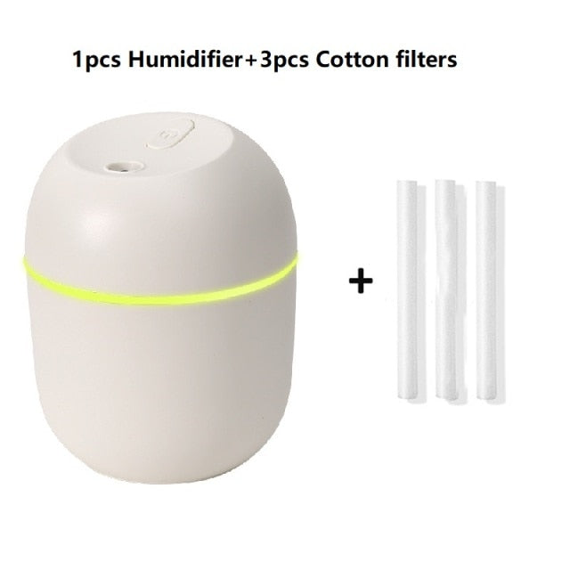 220ML Mini Ultrasonic Air Humidifier